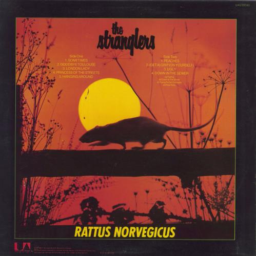 The Stranglers Rattus Norvegicus - EX UK vinyl LP album (LP record